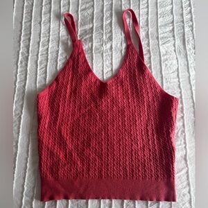 VENUS pink Textured Camisole size large